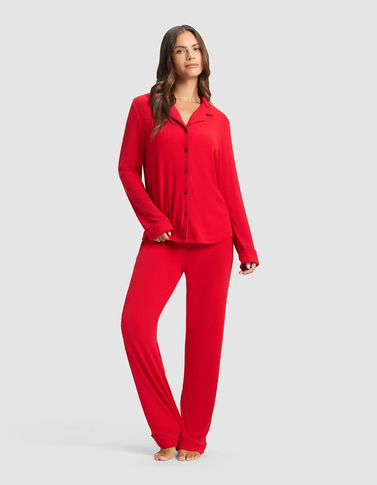 Women's Bamboo Rib-Knit Classic Pajama Pant