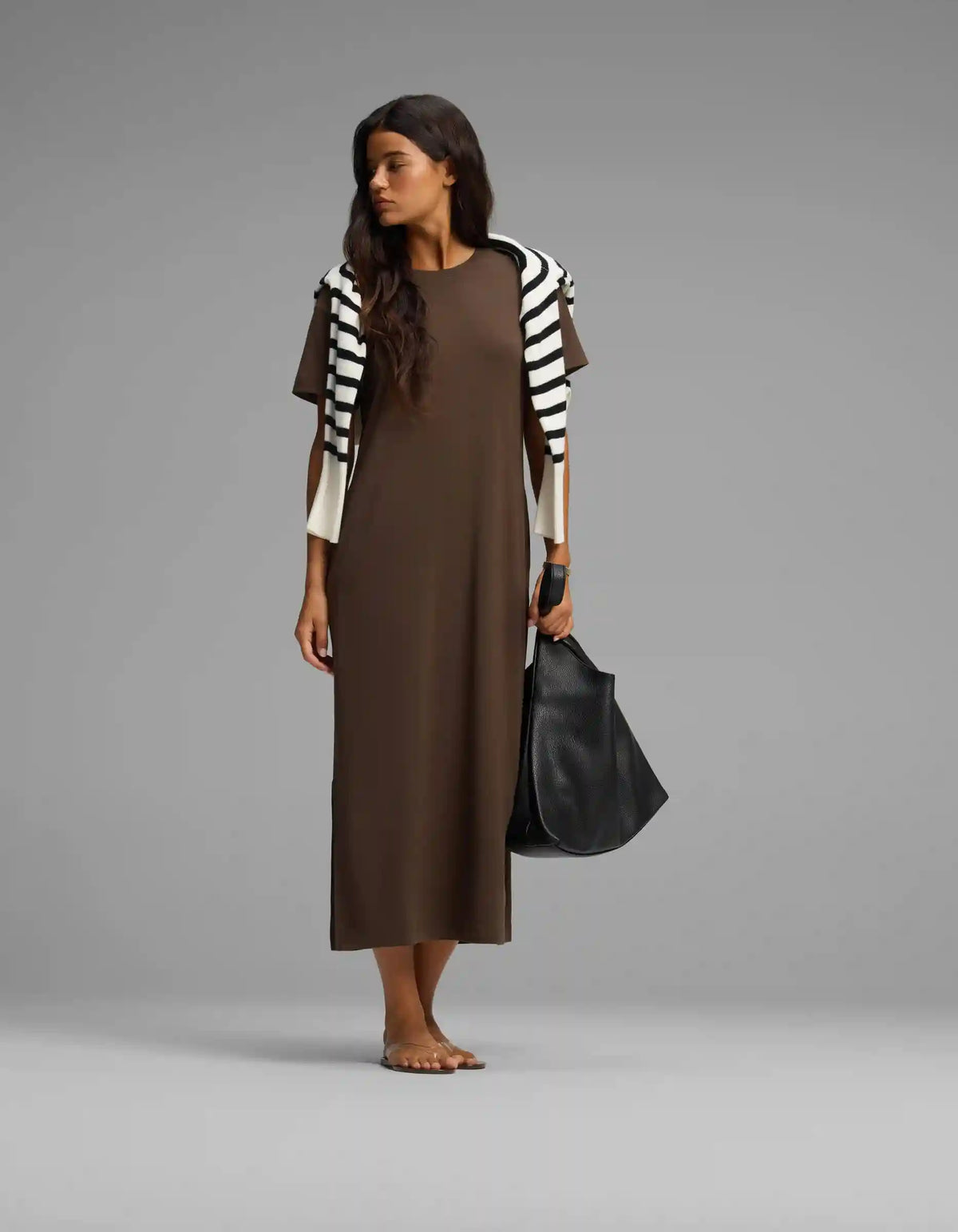 Women's Brushed Bamboo Midi Dress