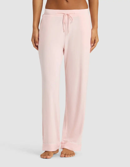 Women's Bamboo Stretch-Knit Short Sleeve & Pant Pajama Set