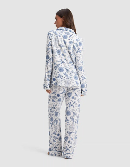 Women's Bamboo Stretch-Knit Long Sleeve Pajama Set - Last Chance