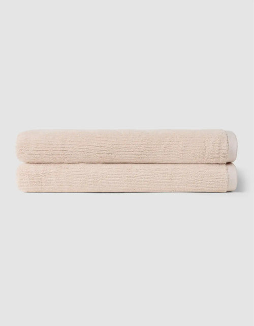 Ribbed Terry Bath Sheets - Last Chance