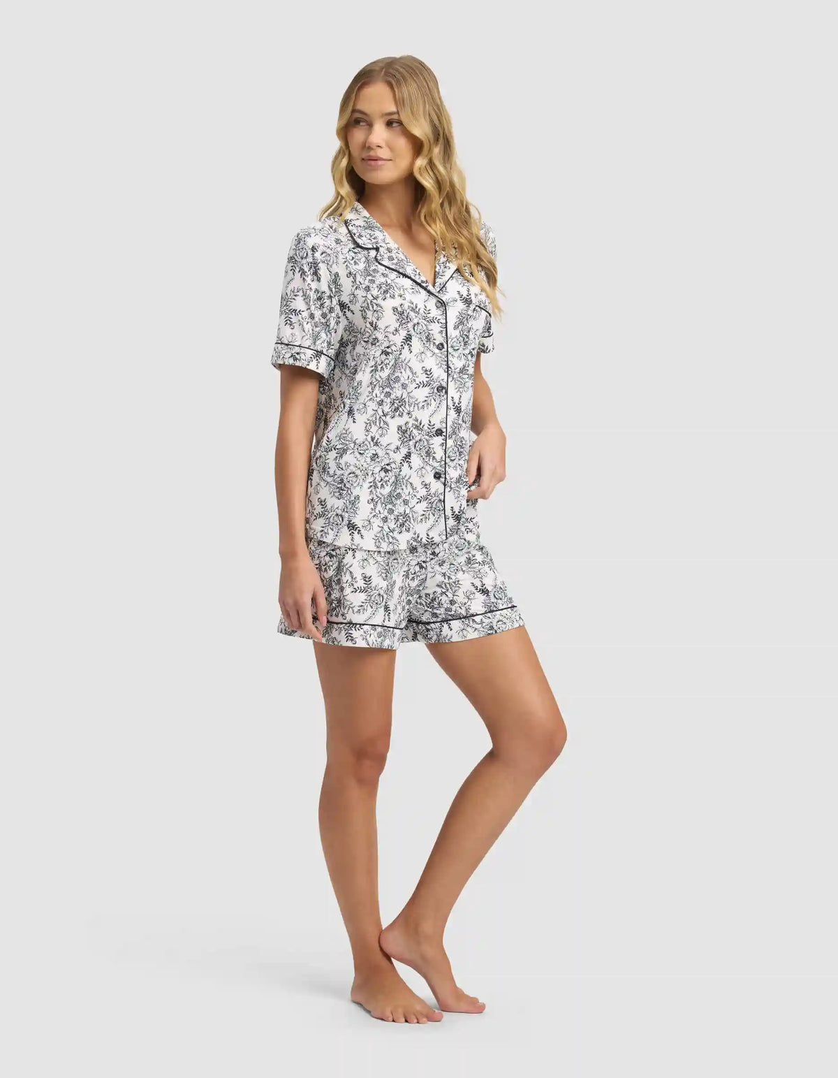 Women's Bamboo Stretch-Knit Short Sleeve Pajama Set - Last Chance
