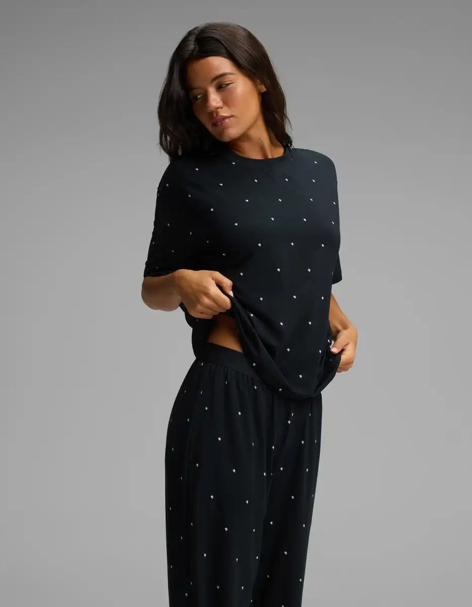 Women's First Layer Pajama Short Sleeve Tee & Pajama Pant Set