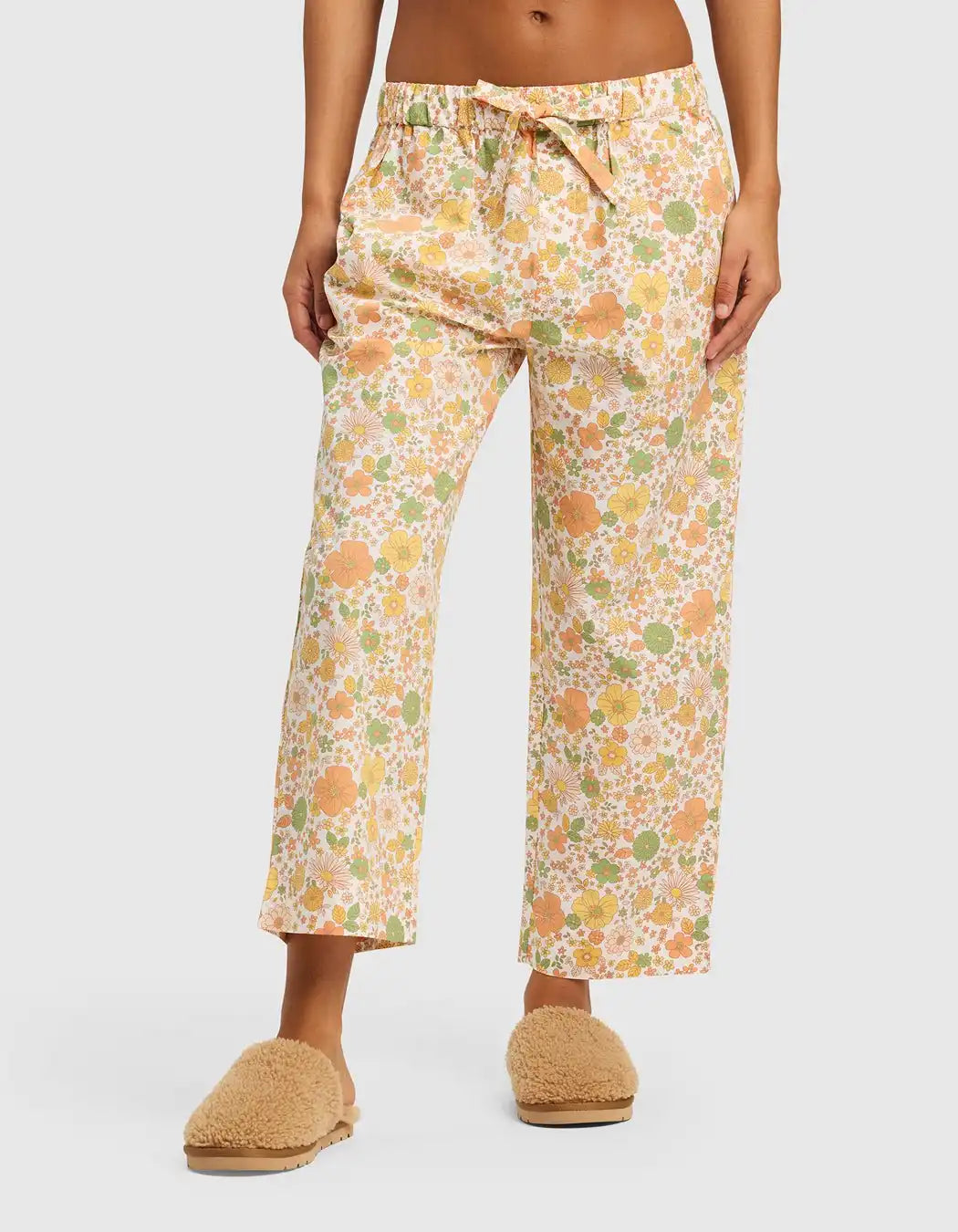 Women's Sutton Long Sleeve Cropped Pajama Set - Last Chance