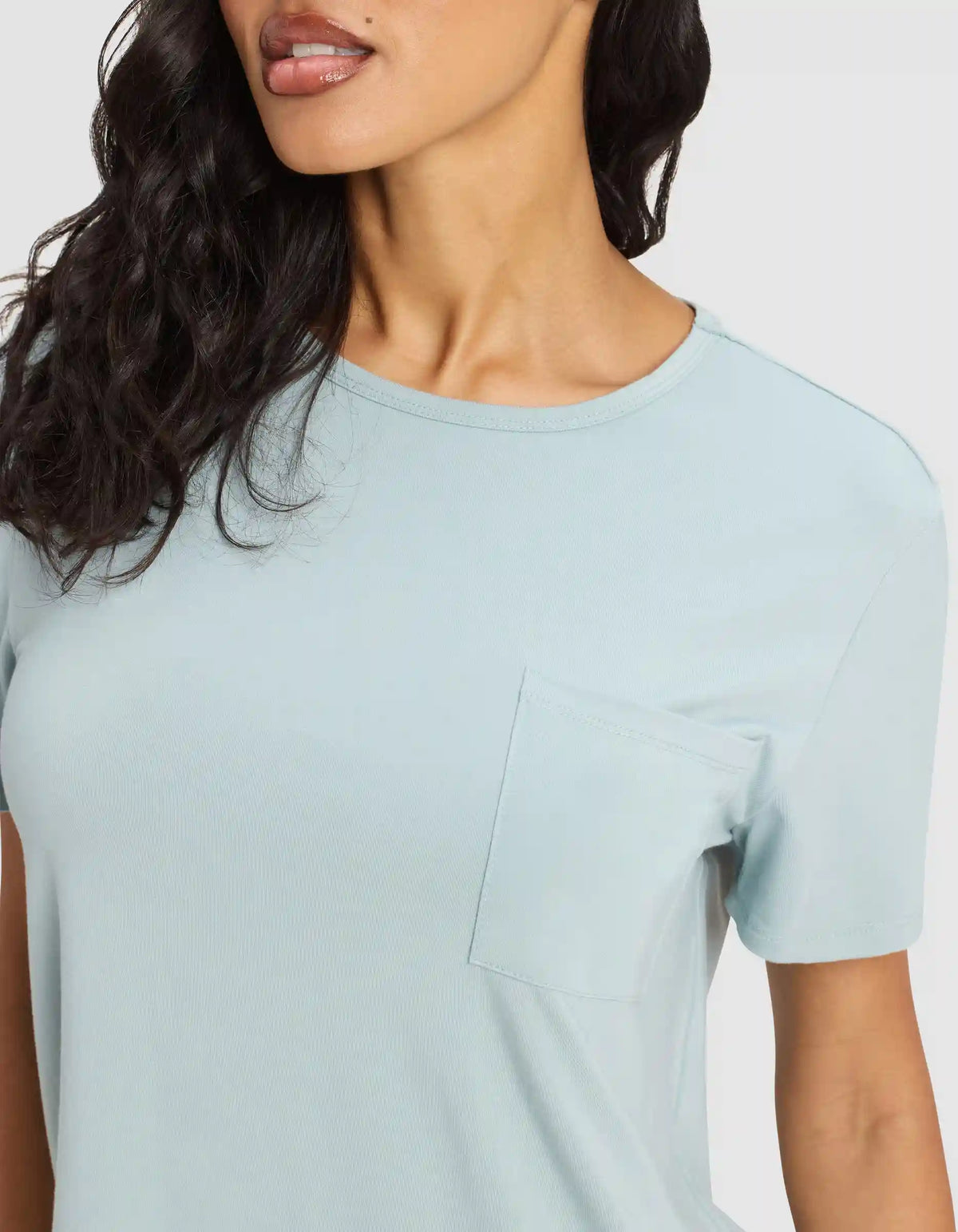 Women's Bamboo Stretch-Knit Lounge Tee & Shorts Set