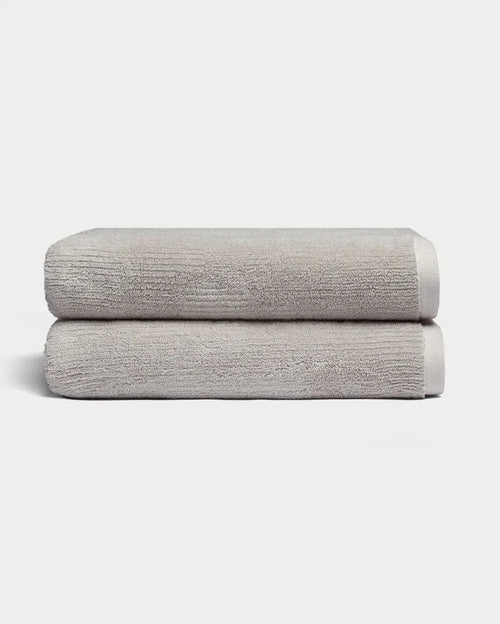 Ribbed Terry Bath Towels
