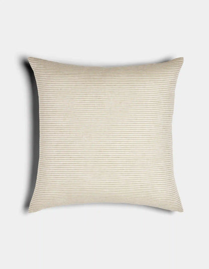 Striped Linen Throw Pillow