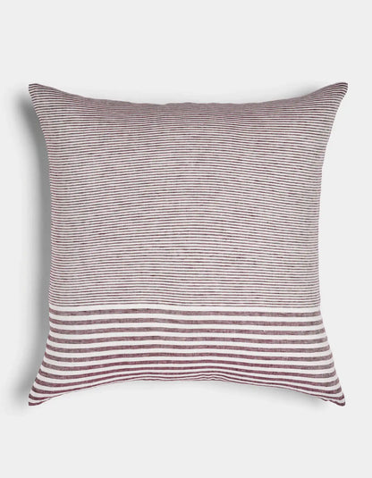 Striped Linen Throw Pillow