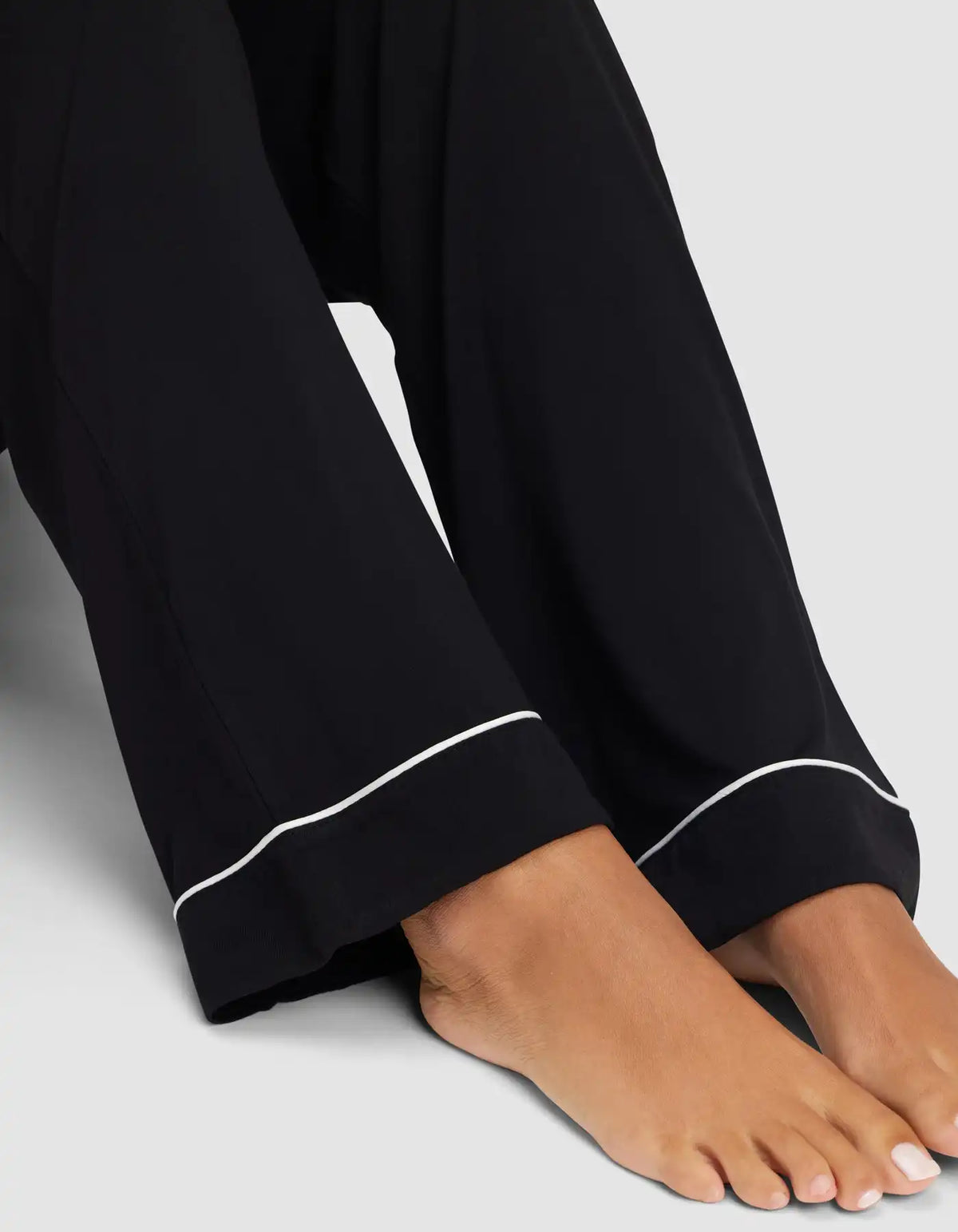 Women's Bamboo Stretch-Knit Short Sleeve & Pant Pajama Set