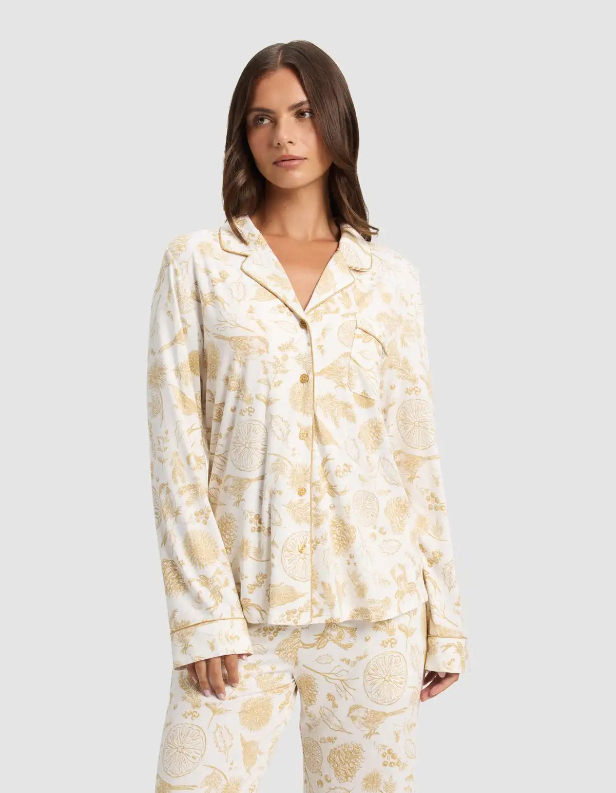 Women's Bamboo Stretch-Knit Long Sleeve Pajama Set - Last Chance