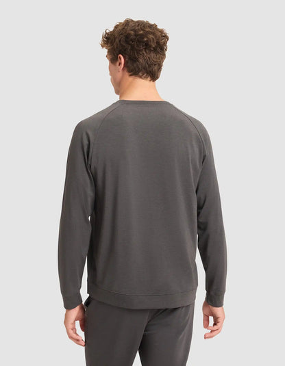 Men's Brushed Bamboo Pullover Crew - Last Chance