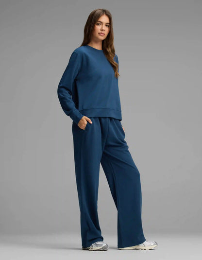 Women's Versa Crewneck & Wide Leg Pant Set