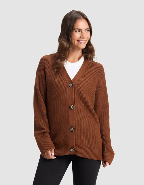 Oversized Classic Cardigan