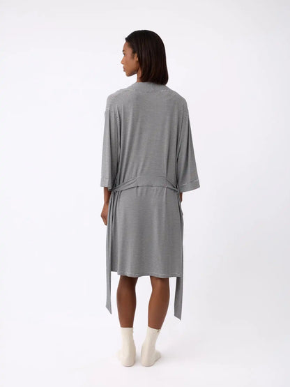 Women's Bamboo Stretch-Knit Kimono Robe