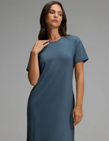 Women's Brushed Bamboo Midi Dress