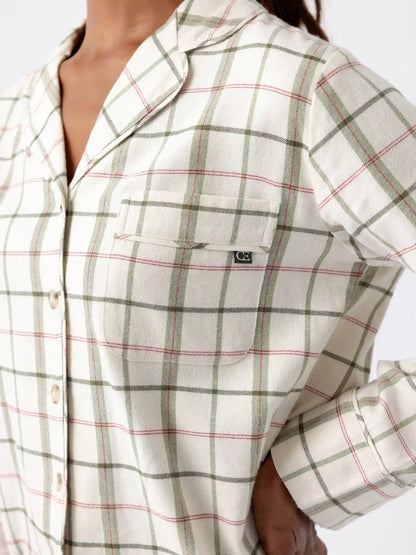 Women's Farmhouse Long Sleeve Pajama Top