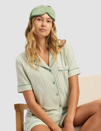 Women's Bamboo Stretch-Knit Short Sleeve Pajama Top - Last Chance