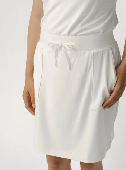 Women's Brushed Bamboo Patch Pocket Skirt
