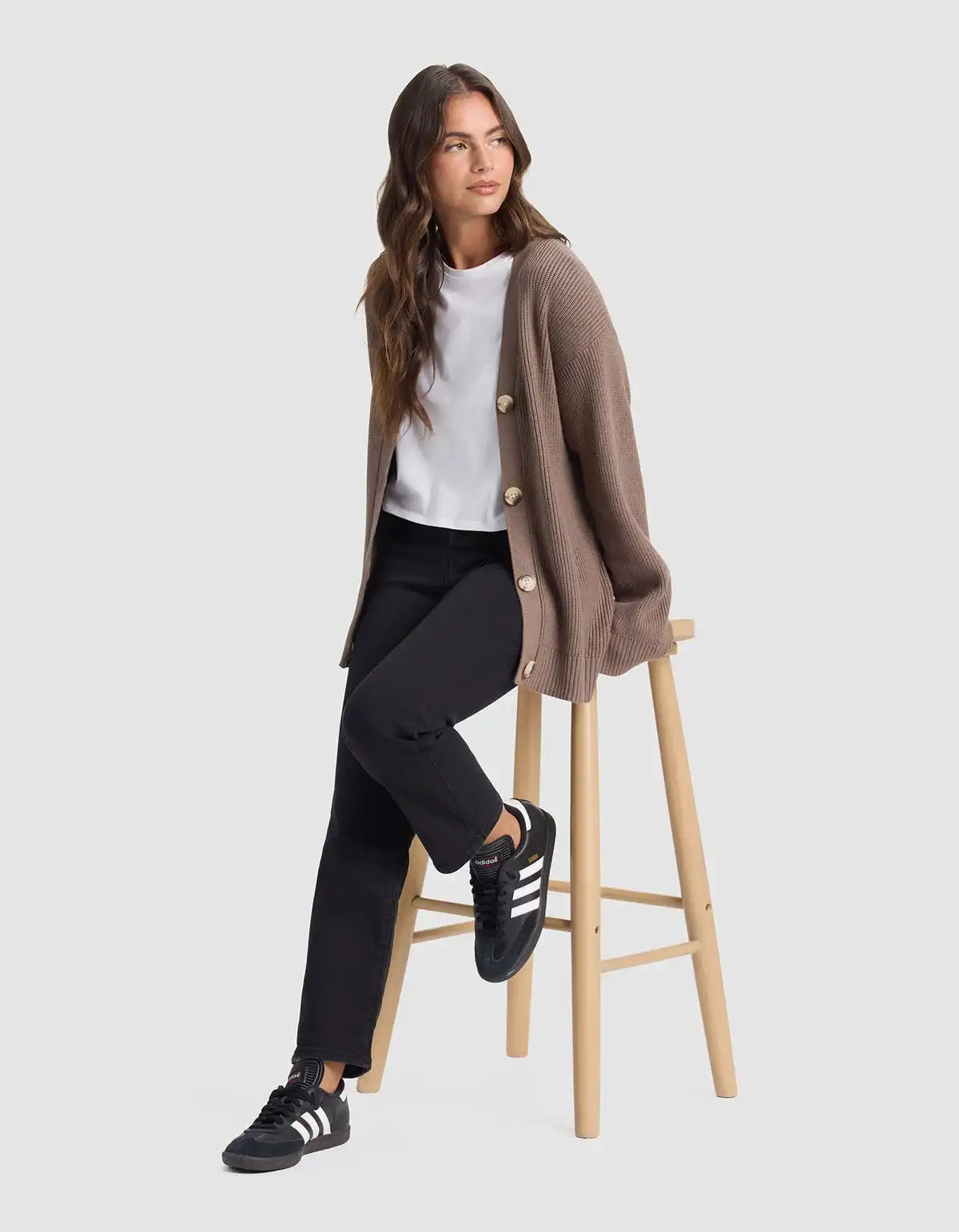 Oversized Classic Cardigan