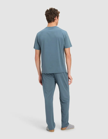 Men's First Layer Pajama Short Sleeve Tee & Pant Set