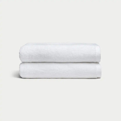 Ribbed Terry Bath Towels - Last Chance