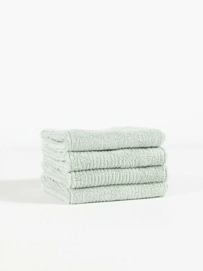 Ribbed Terry Washcloths - Last Chance