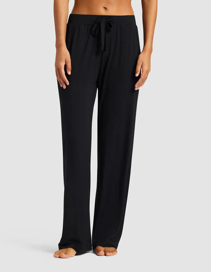 Women's Bamboo Stretch-Knit Lounge Tee & Pants Set