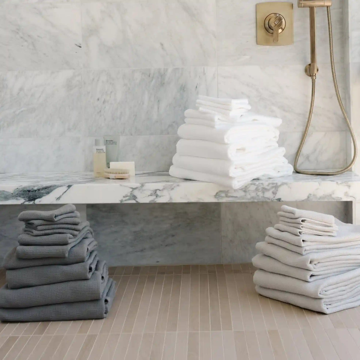 Waffle Bath Towels - Last Chance