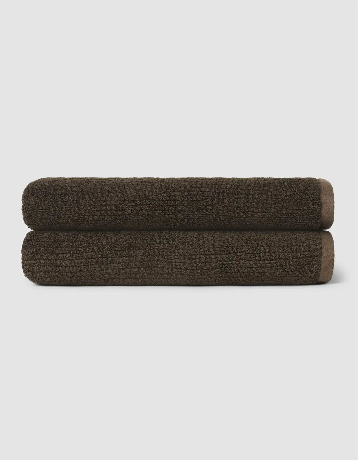 Ribbed Terry Bath Towels