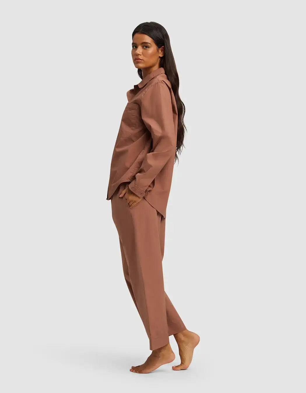 Women's Sutton Long Sleeve Cropped Pajama Set