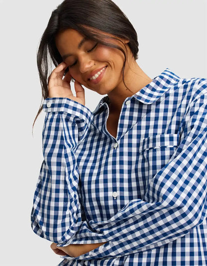 Women's Sutton Long Sleeve Cropped Pajama Set