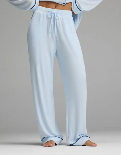 Women's Bamboo Rib-Knit Classic Pajama Pant