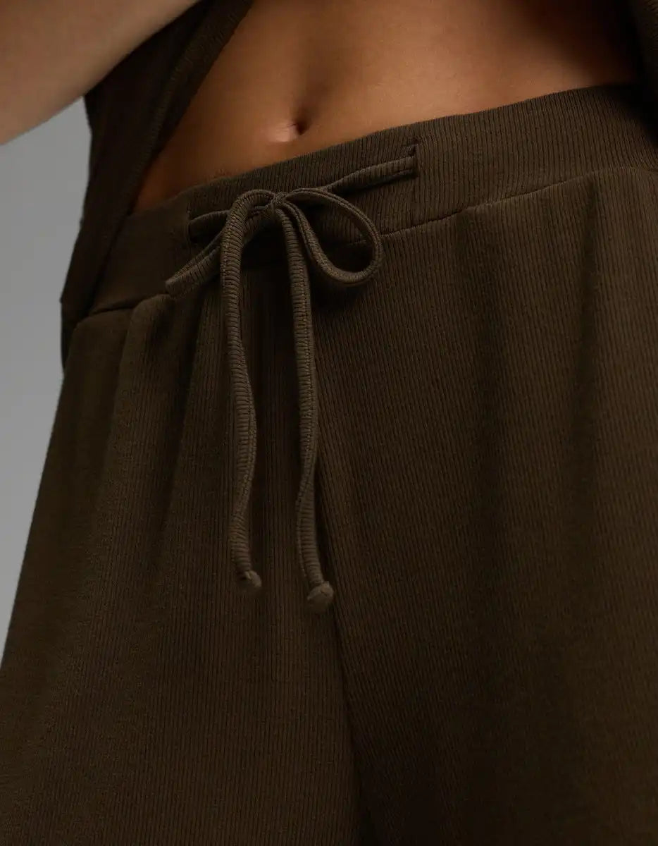 Women's Bamboo Rib-Knit Classic Pajama Short