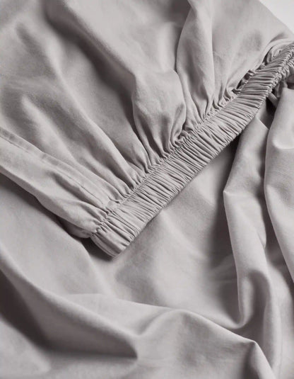 Soft-Wash Cotton Fitted Sheet