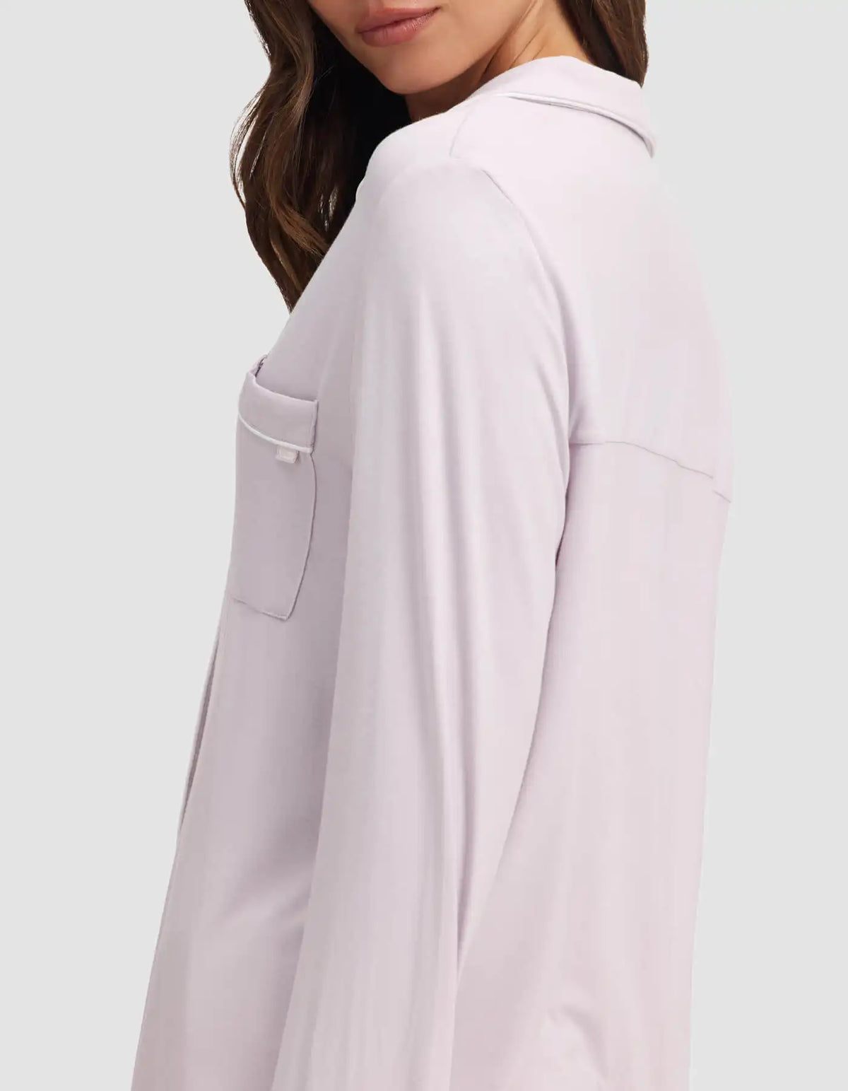 Women's Bamboo Stretch-Knit Long Sleeve Pajama Top
