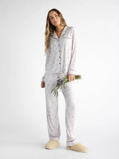 Women's Bamboo Stretch-Knit Long Sleeve Pajama Top - Last Chance