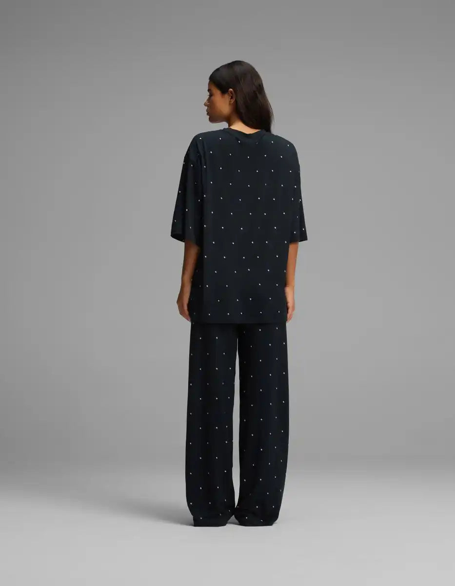Women's First Layer Boyfriend Sleep Tee & Pajama Pant Set