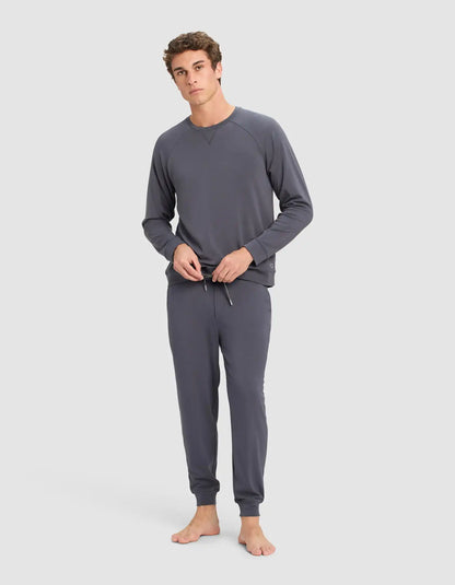 Men's Brushed Bamboo Pullover Crew - Last Chance