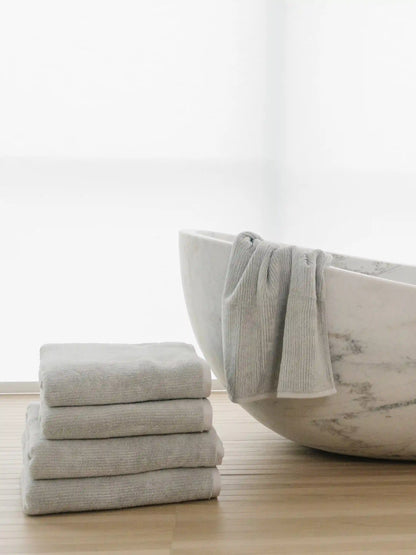Ribbed Terry Bath Towels - Last Chance