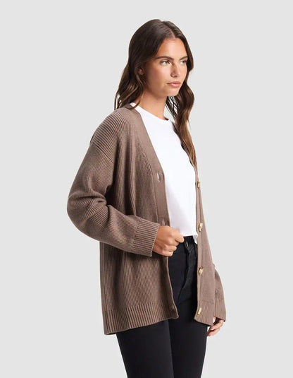 Oversized Classic Cardigan