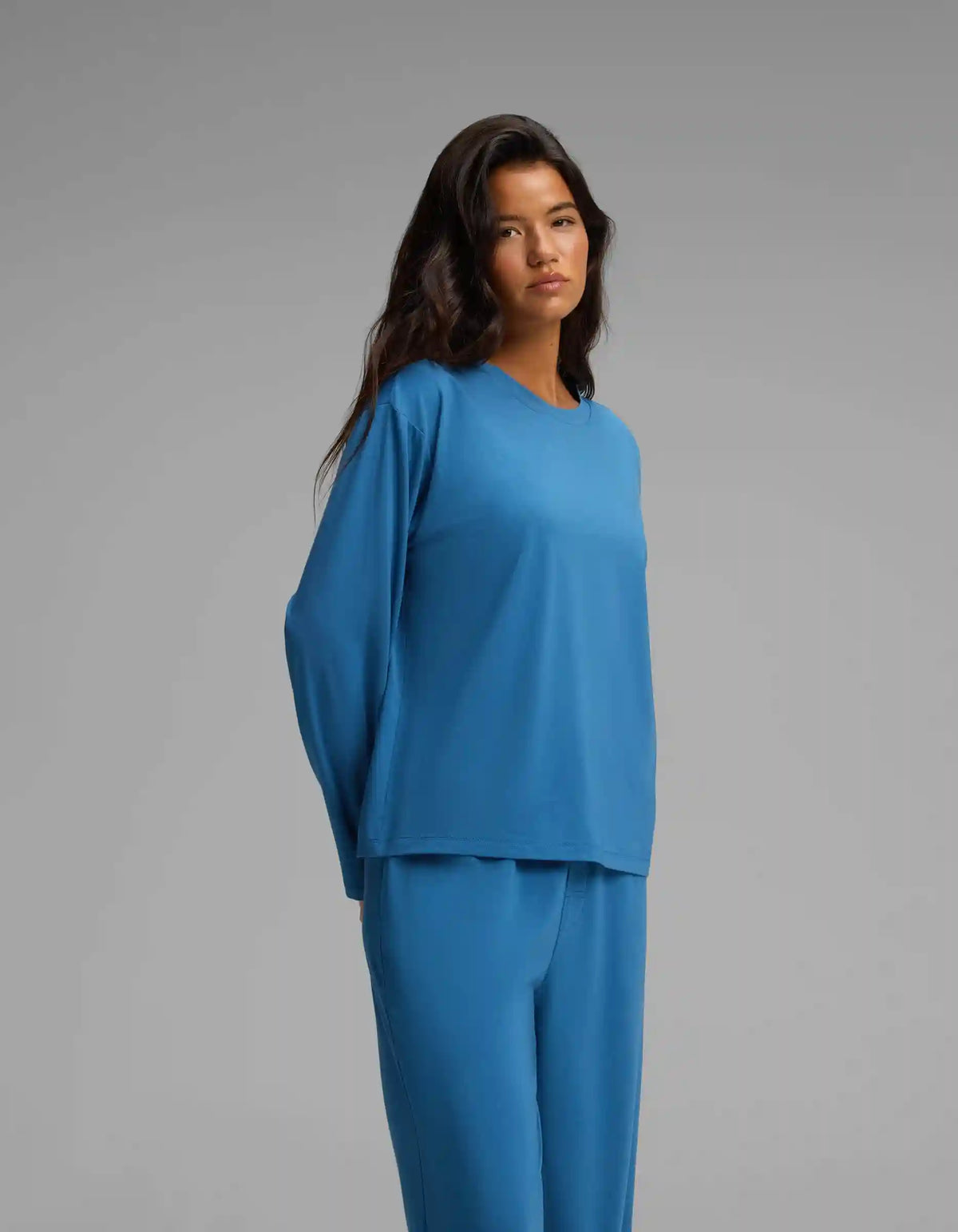 Women's First Layer Long Sleeve Sleep Tee & Pajama Pant Set