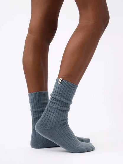 Women's Plush Lounge Calf Sock
