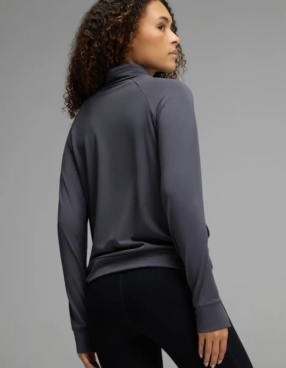 Women's Brushed Bamboo Mock Neck